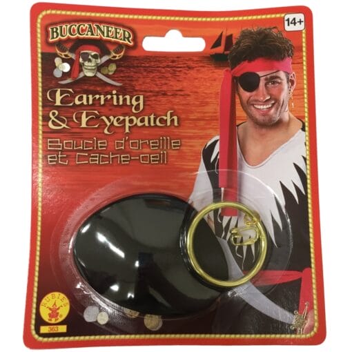 Pirate Earing And Eyepatch Kit