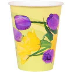 Blooming Tulips Cups Hot/Cold 9oz 8CT