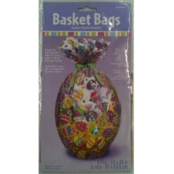 Basket Bag w/Printed Easter Eggs 24"x25"
