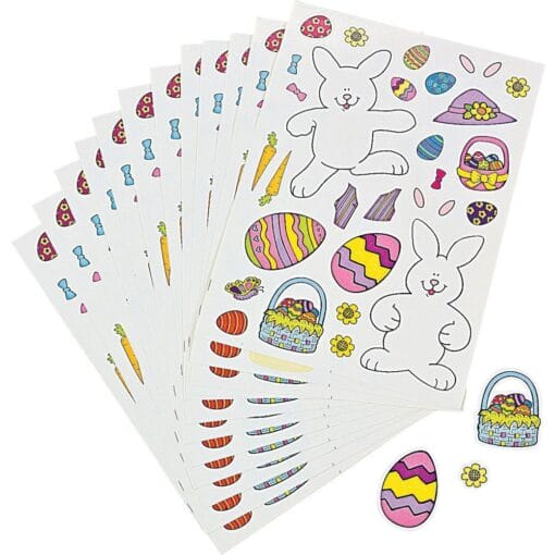 Stickers Make-An-Easter Bunny