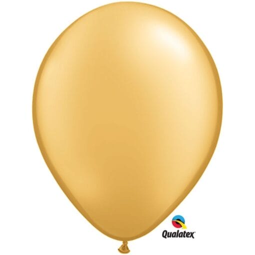 11&Quot; Met Gold Latex Balloons 100Ct