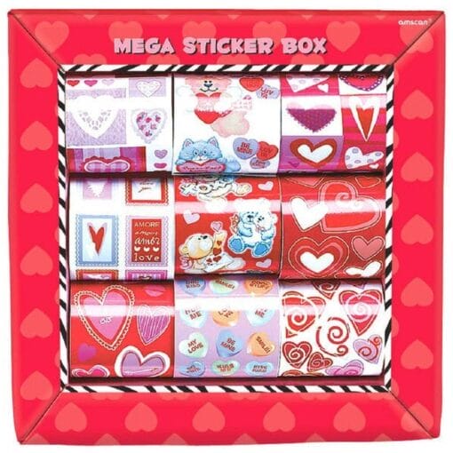 Valentine Sticker Box 1000Pc