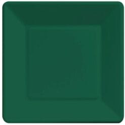 H Green Plate Paper SQR 7" 18CT.