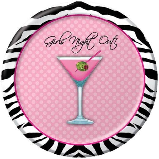 Sassy/Sweet Grls Nght Out Plates 7&Quot; 8Ct