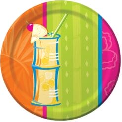 Summer Sippin' Plates Lunch 7" 8CT