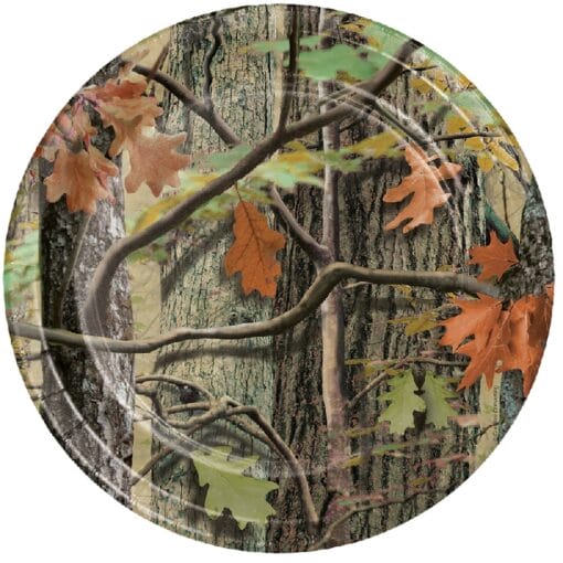 Hunting Camo Plates 7&Quot; 8Ct