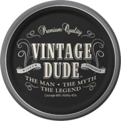 Vintage Dude Plates 9" 8CT