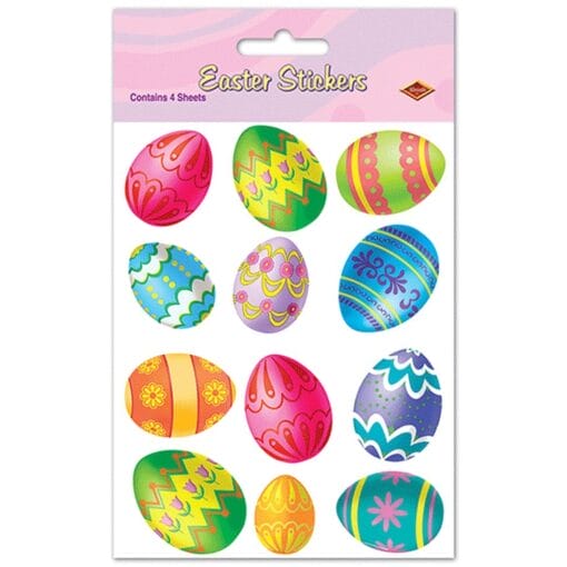 Stickers Easter Eggs 4Sht