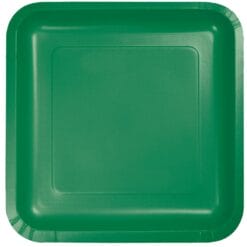 E Green Plate Paper SQR 7"