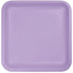 Lavender Plate Paper SQR 7" 18CT