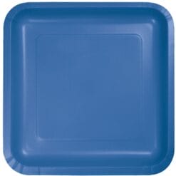 True Blue Plate Paper SQR 9" 18CT