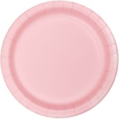 Classic Pink Plate Paper 9" 24CT