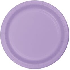 Lavender Plate Paper 9" 24CT