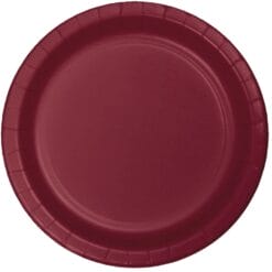 Burgundy Plate Paper 9" 24CT