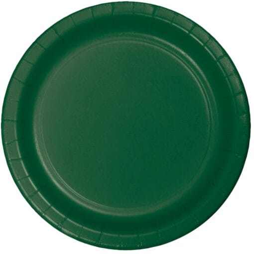 H Green Plate Paper 9&Quot; 24Ct