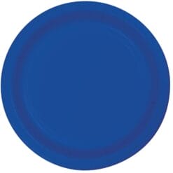 Cobalt Blue Plate Paper 9" 24CT