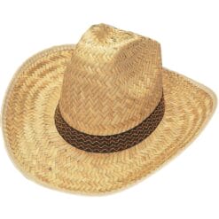 Cowboy Hat Straw Hi Crown