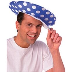 Dotted Satin Clown Hat