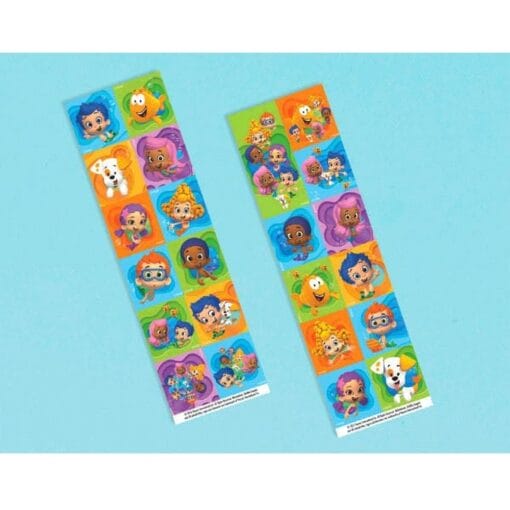 Bubble Guppies Sticker Strips 8Ct