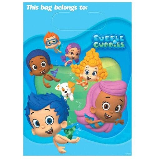 Bubble Guppies Loot Bags 8Ct