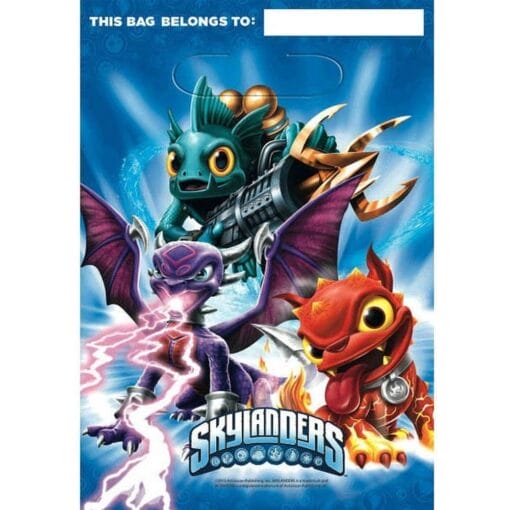 Skylanders Party Loot Bags 8Ct