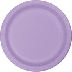 Lavender Plate Paper RND 10" 24CT