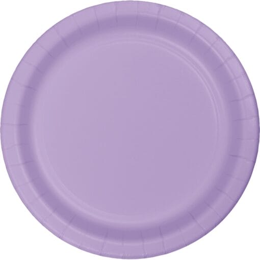 Lavender Plate Paper Rnd 10&Quot; 24Ct