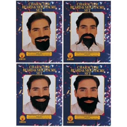 Character Beard/Moustache Set Astd