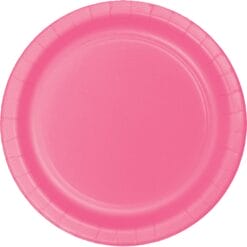 Candy Pink Plate Paper RND, 10" 24CT