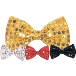 Bowtie Sequinned Small Astd Colors