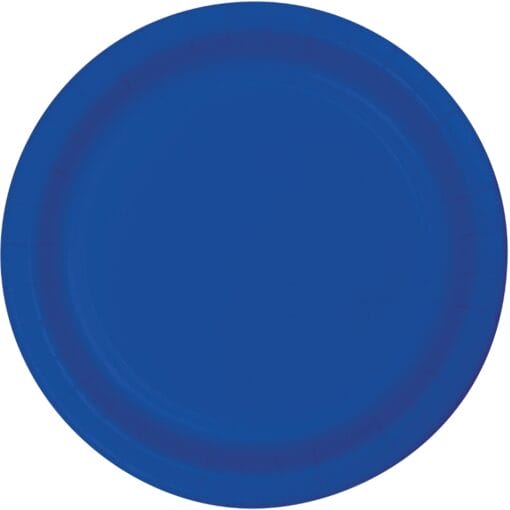 Cobalt Blue Plate Paper 10&Quot; 24Ct