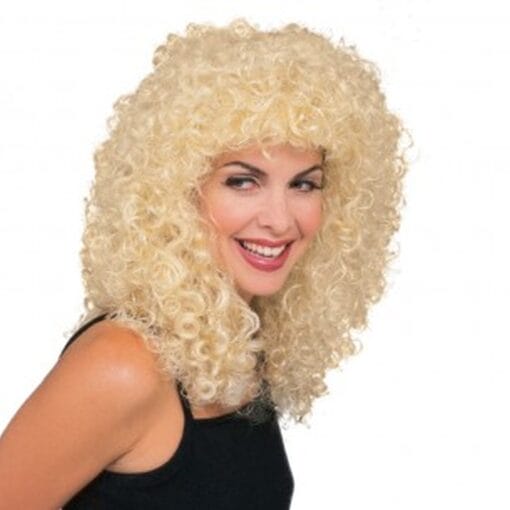 Extra Long Curly Character Wig Blonde