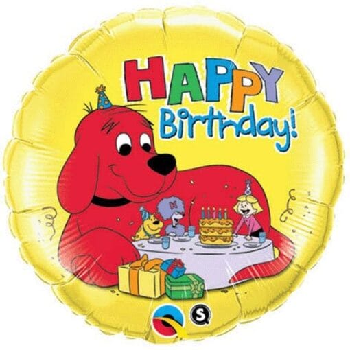 18&Quot; Rnd Clifford Hpy Bday Foil