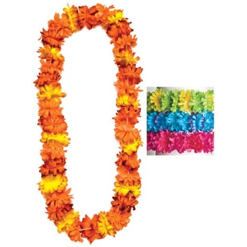 Tropical Punch Lei Astd Colors