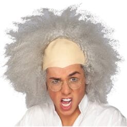 Mad Scientist Wig Bald w/Grey Hair