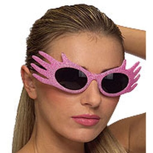 Pink Glittr Flame Glasses