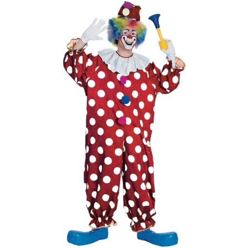 Dotted Clown Costume Adult Std