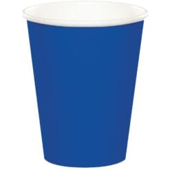 Cobalt Blue Cups Paper 9oz 24CT