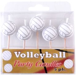 Volleyball Candles 5CT