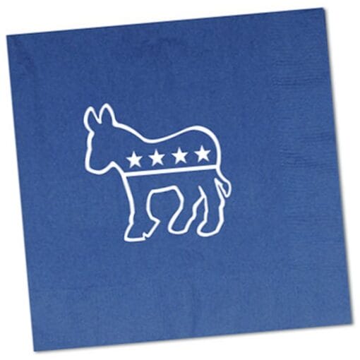 Democratic Donkey Blue Lnch Napkins 16Ct
