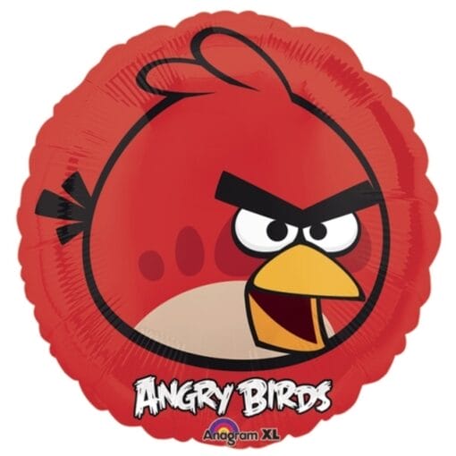 18&Quot; Rnd Angry Birds Red Bird Foil Bln