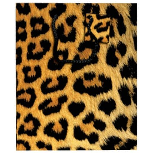 Gift Bag Leopard Print Medium