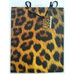 Gift Bag Leopard Print Jumbo