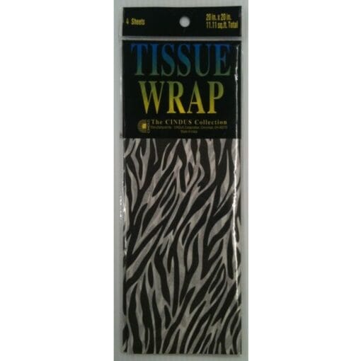 Zebra Tissue Wrap 4Sht
