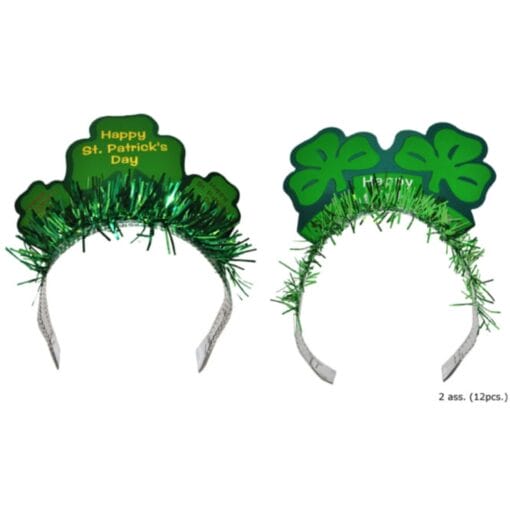 St Patrick'S Day Headbands Astd