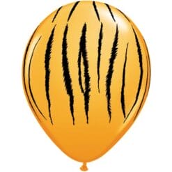 11" PRT Tiger Stripes Orange Latex 50CT