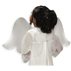 Angel Wings Fabric White Childs Size