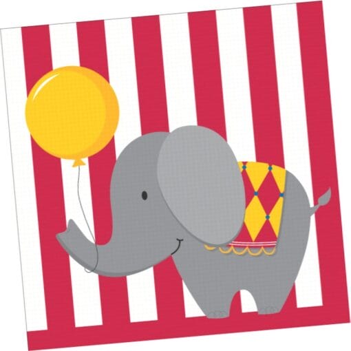 Circus Time Napkins Lunch 16Ct
