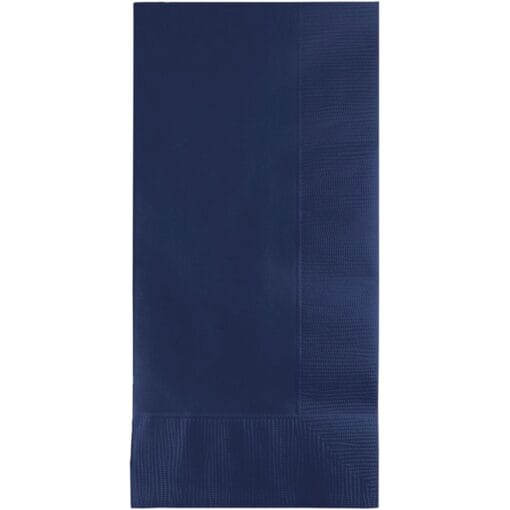 Navy Napkin, Dinner 1/8 Fl 50Ct