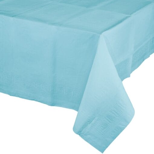 Pastel Blue Tablecover 54X108 Ppr/Poly